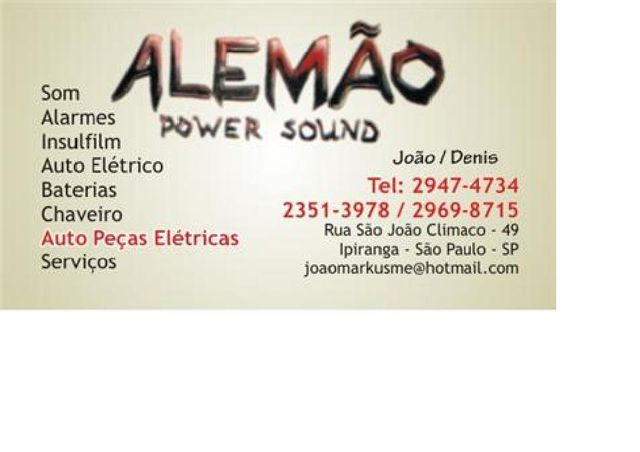 Foto de Alemão Power Sound - São Paulo / SP