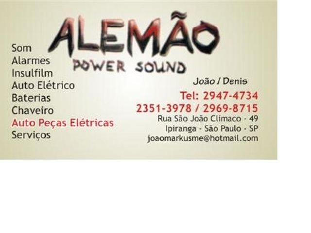 Foto de Alemão Power Sound - São Paulo / SP