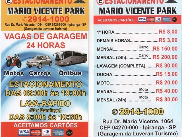 Foto de Lava Rapido Garagem 24 Horas e Estacionamento - São Paulo / SP