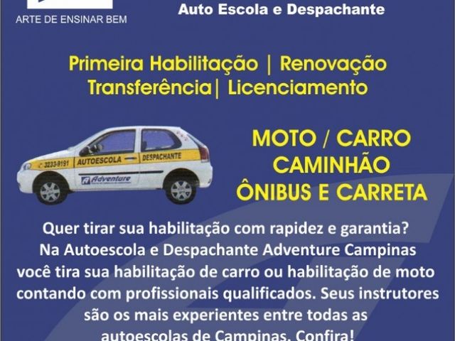 Foto de Auto Escola Adventure - Campinas / SP