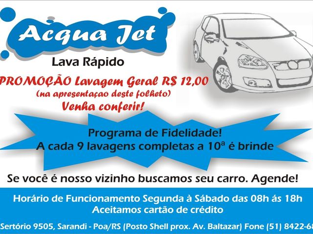 Acqua Jet Lava Rápido