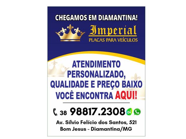 Foto de Imperial Placas Para Veículos - Diamantina / MG