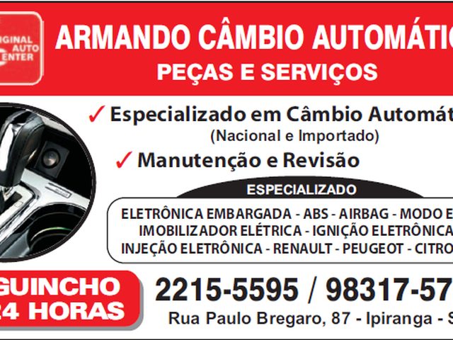 Foto de Armando Centro Automotivo Ipiranga Rede Original - São Paulo / SP