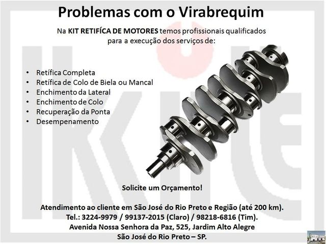 Foto de Kit Retifica de Motores - Jd Alto Alegre - São José do Rio Preto / SP